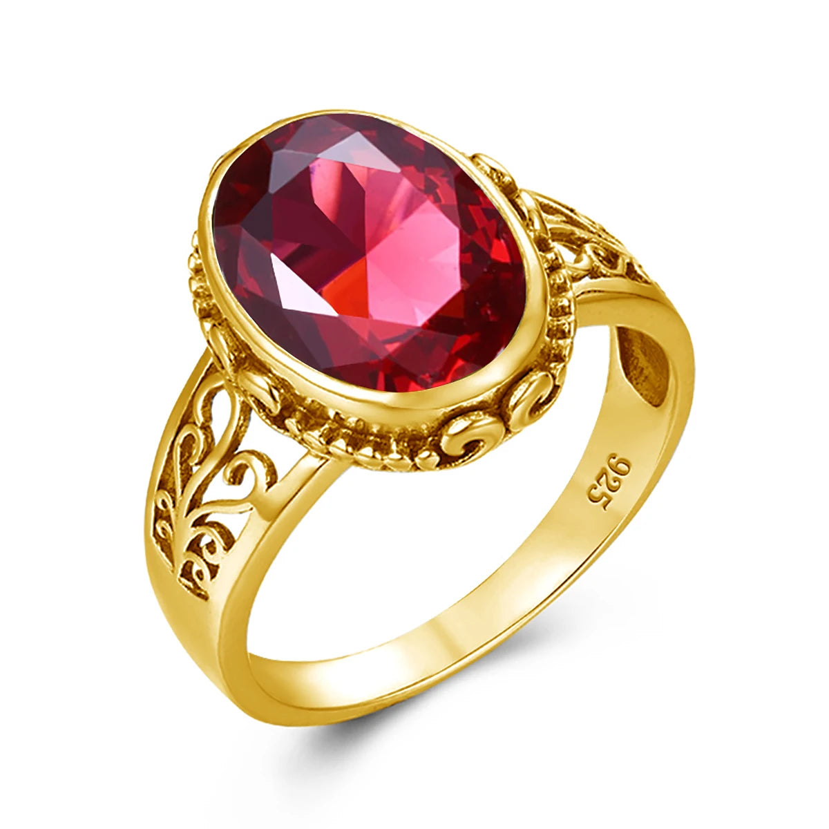 Golden Mirage Citrine Ring