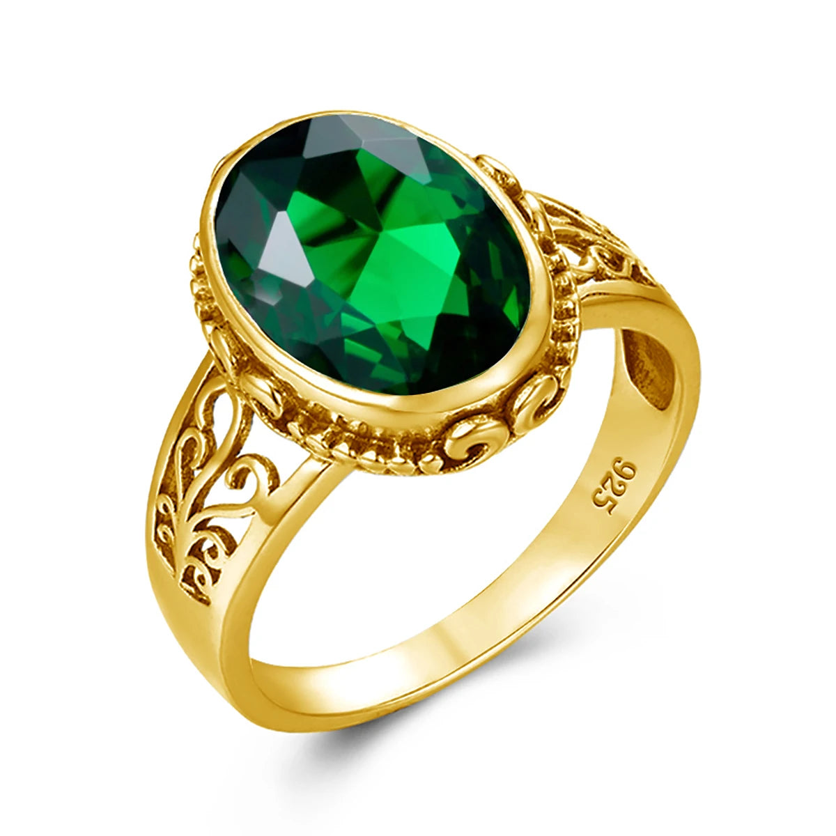 Golden Mirage Citrine Ring