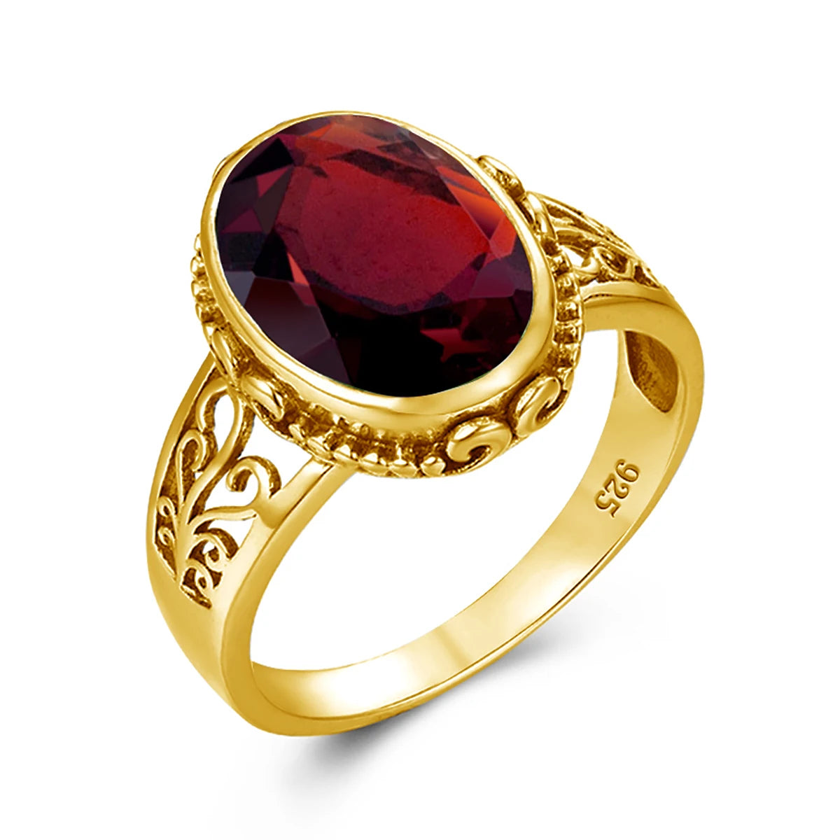 Golden Mirage Citrine Ring