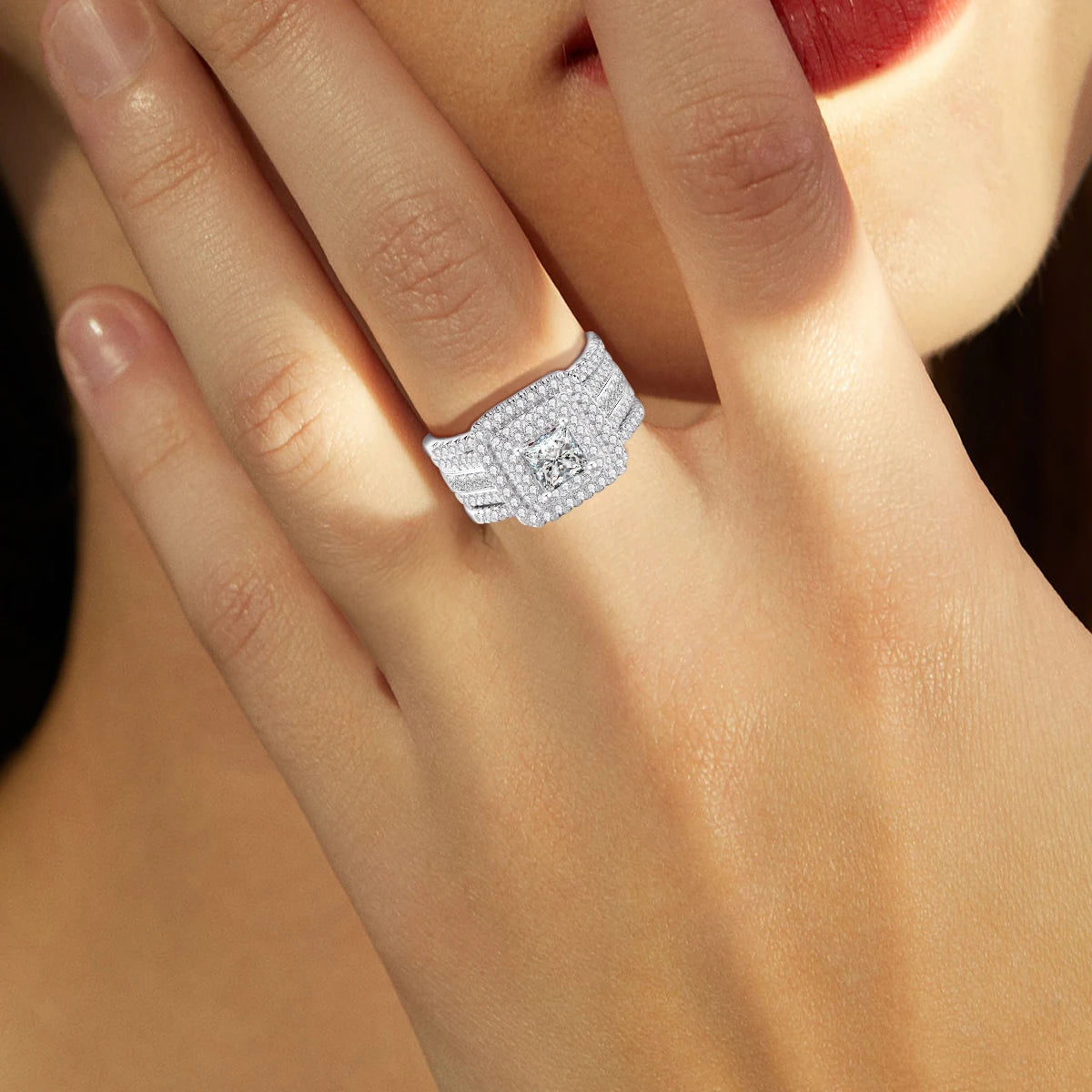Infinity Glow Silver Set