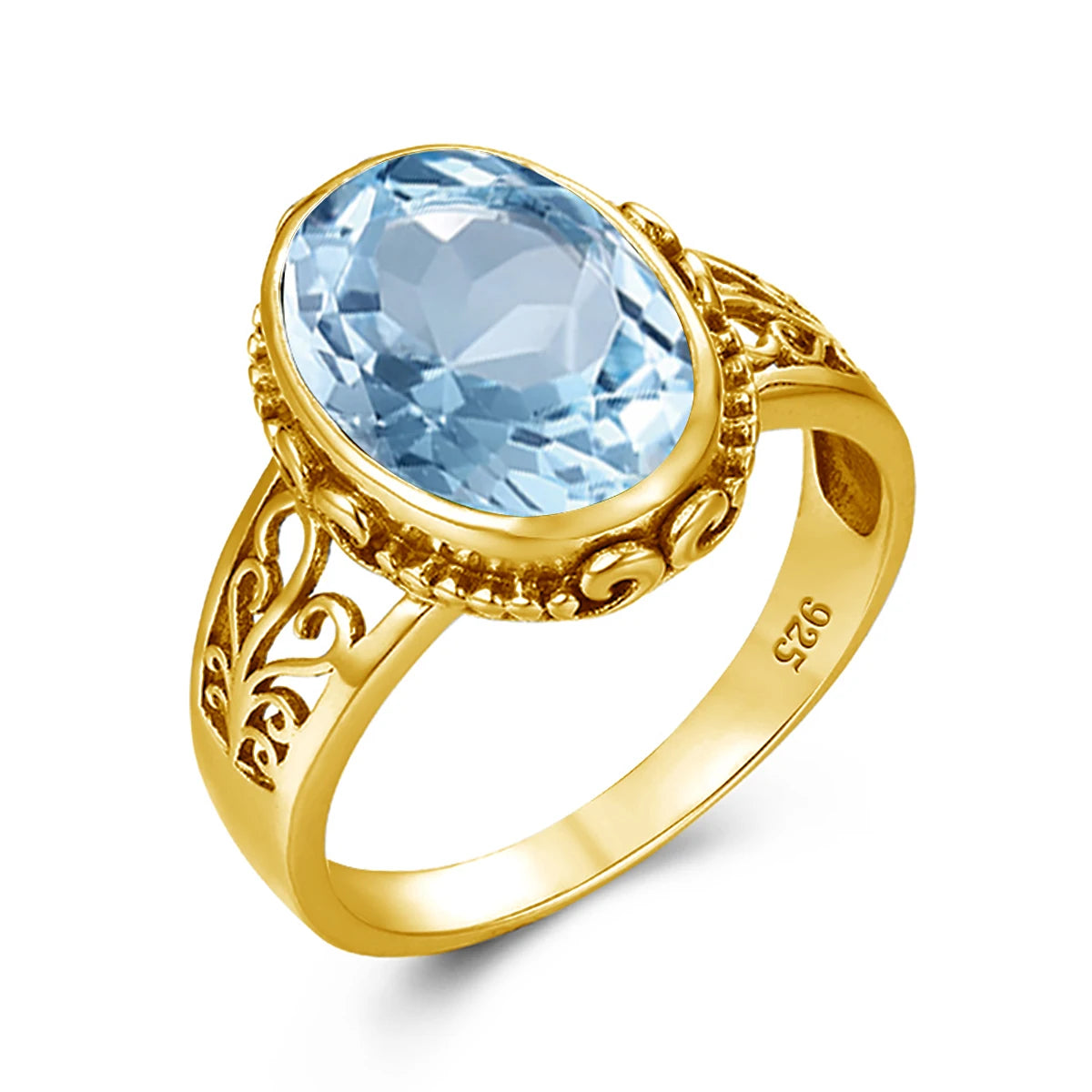 Golden Mirage Citrine Ring