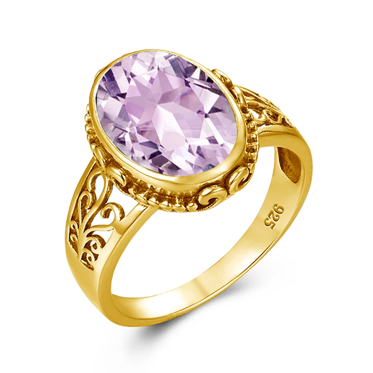 Golden Mirage Citrine Ring