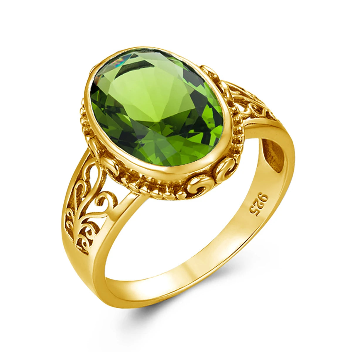 Golden Mirage Citrine Ring