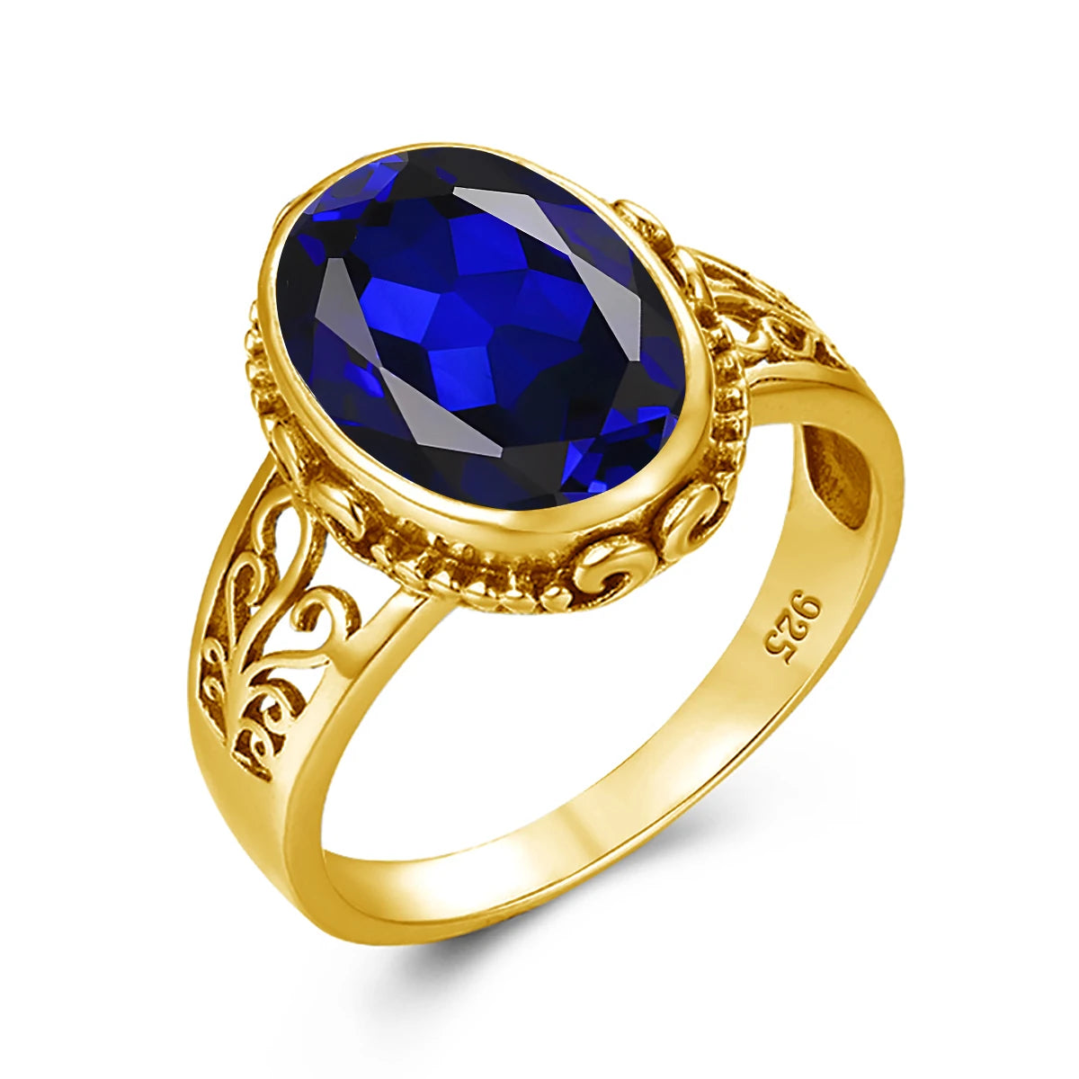 Golden Mirage Citrine Ring