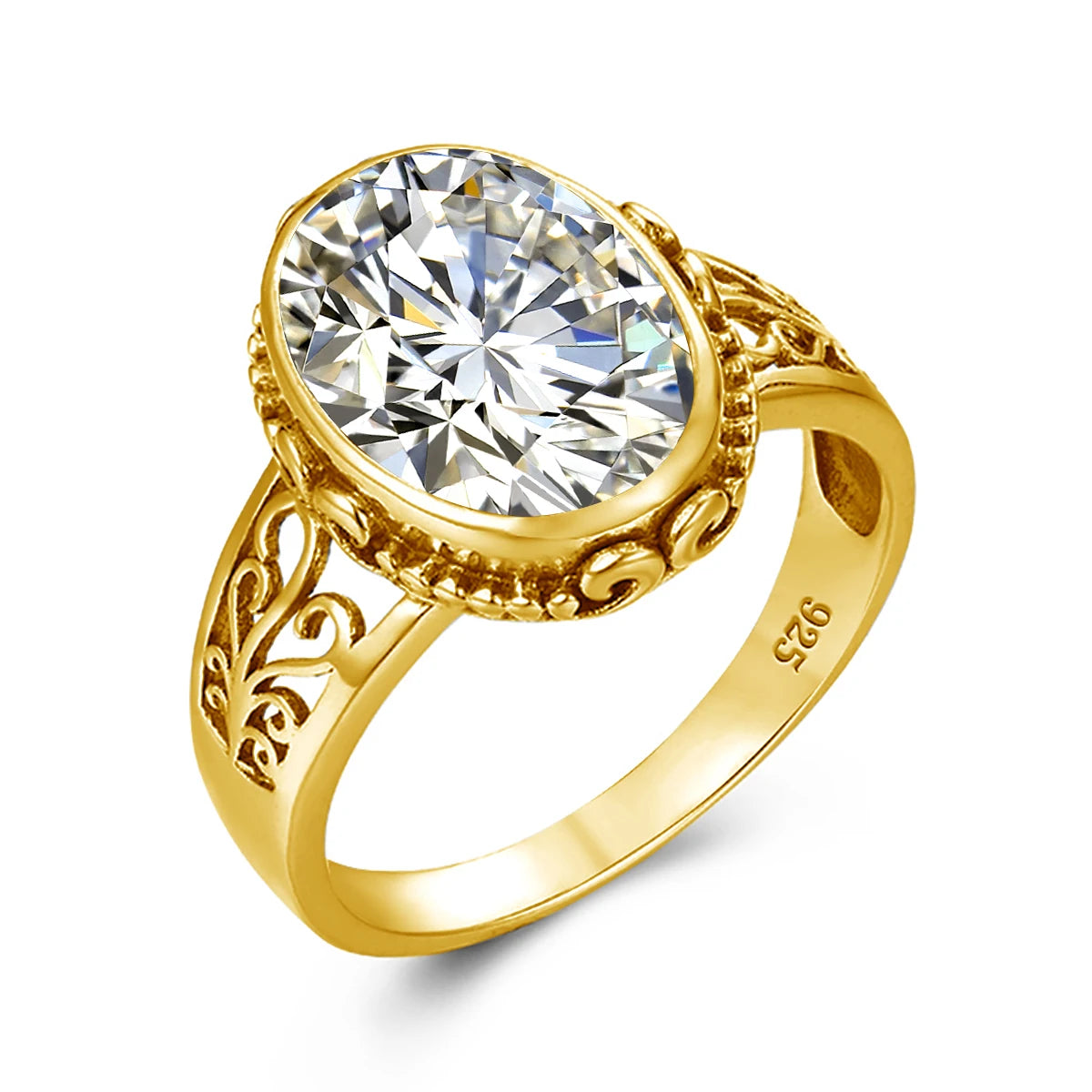 Golden Mirage Citrine Ring